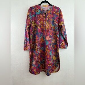 Bonanza Satrangi pret long sleeve printed dress size 16